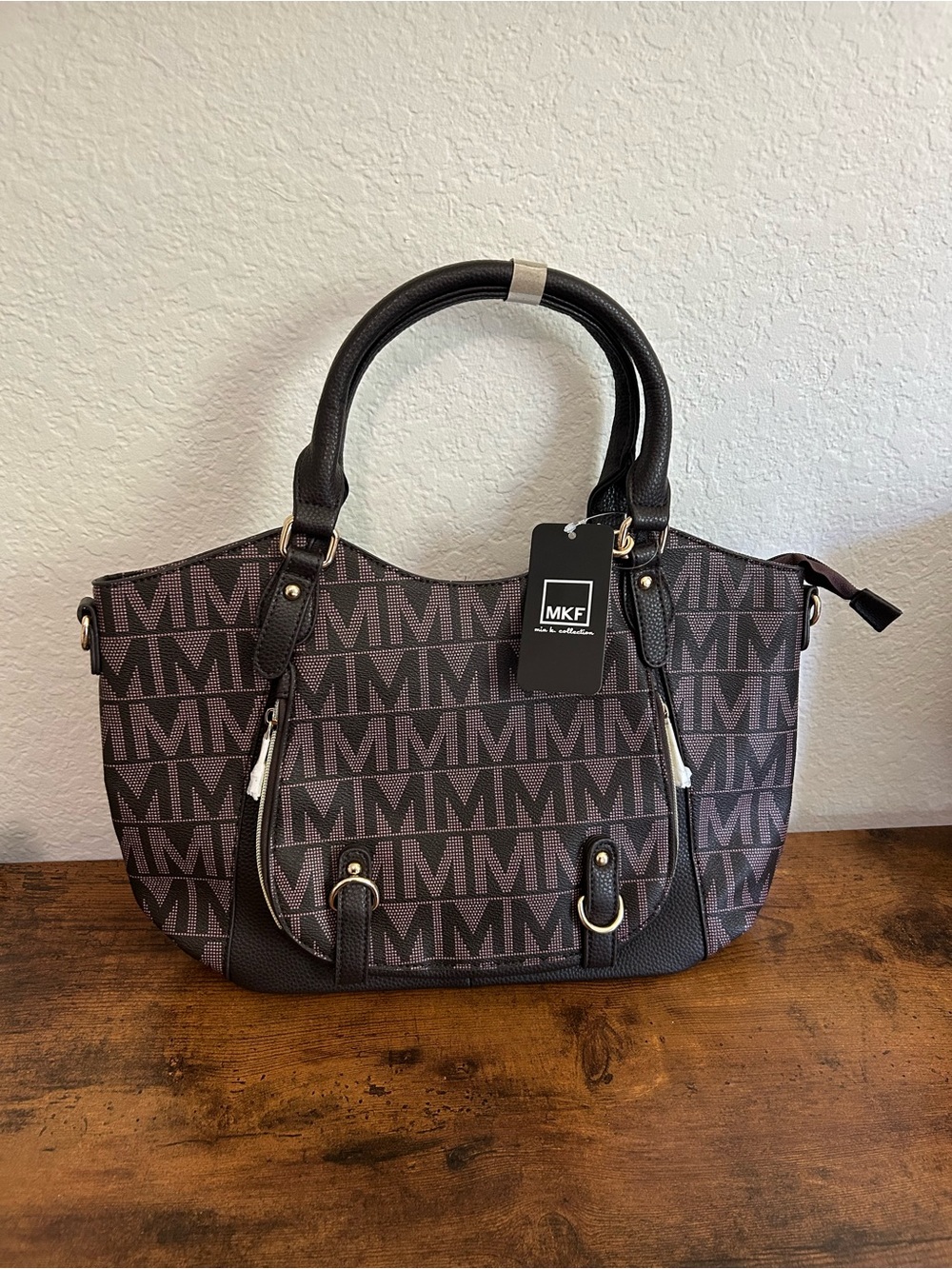 Brand New MKF Collection Thania Signature Tote Bag by Mia K